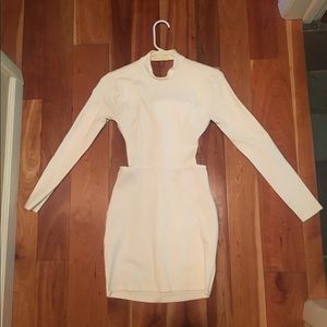 NBD White Formal Dress - XS